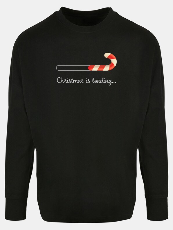Christmas Loading  Oversized Cut On Sleeve-0