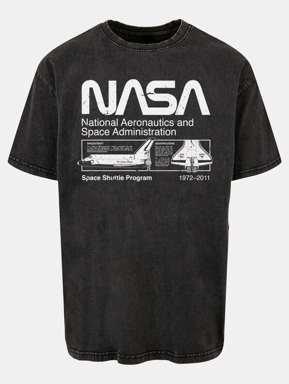 Nasa - Space Shuttle Program Acid Washed Oversize -2