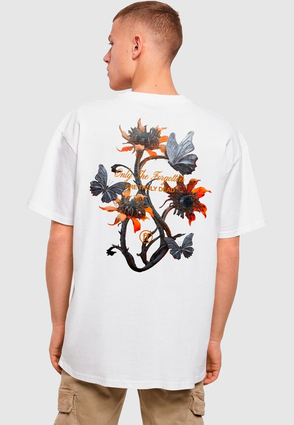 Butterfly Flowers Oversize Tee-1