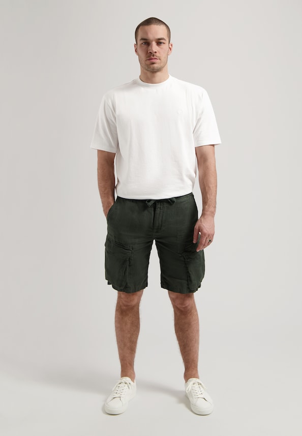 Logan Cargo Shorts Linen-3