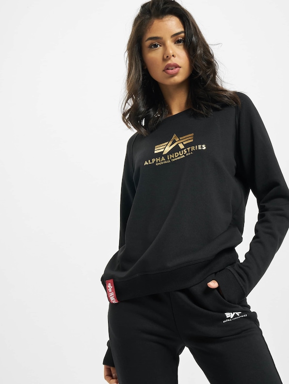 Alpha Industries New Basic Foil Print Pullover-0