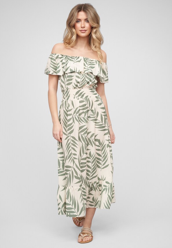 Off Shoulder Maxi -4
