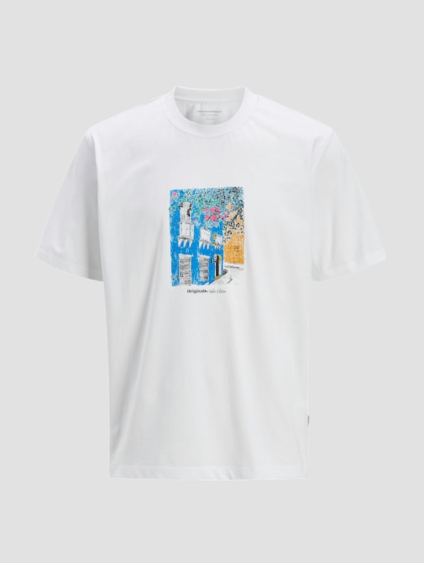 Jack & Jones Paros Graphic Front T-Shirts-0