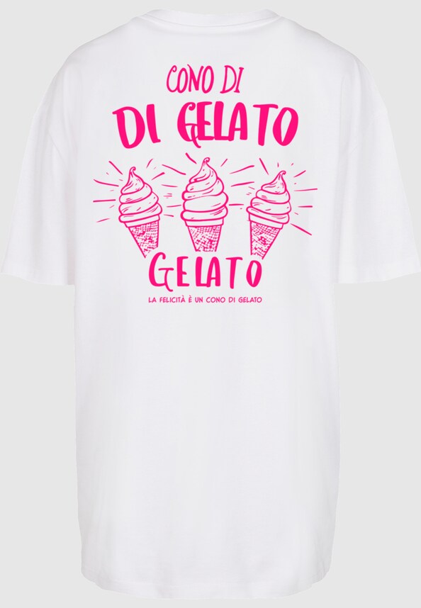 Ladies Cono Di Gelato Oversized Tee-3
