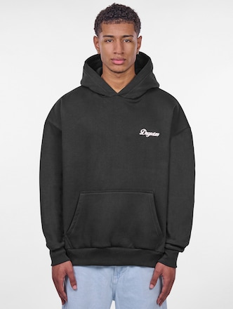 Dropsize Heavy Oversize Script Logo Hoodies