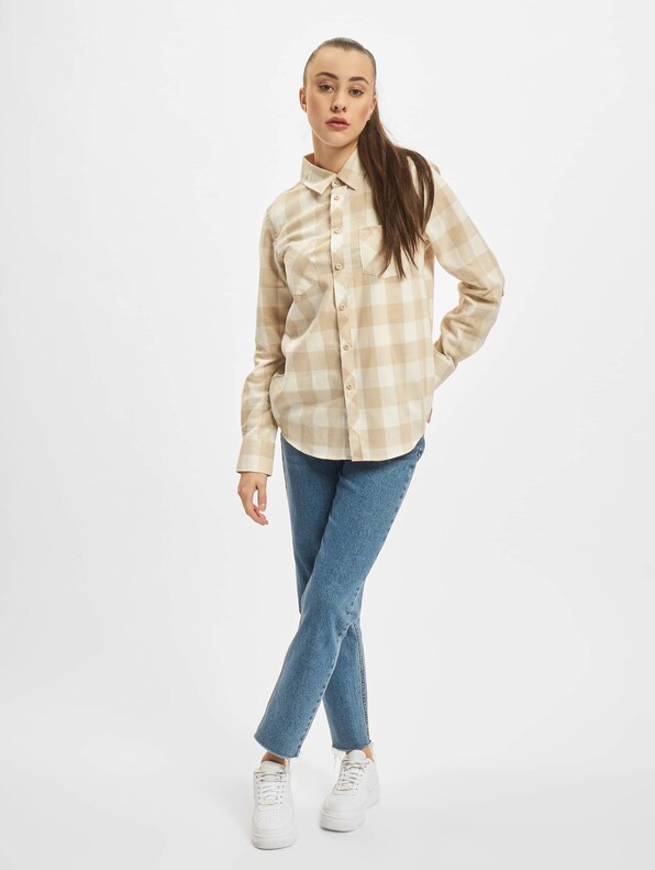 Ladies Turnup Checked Flanell-4