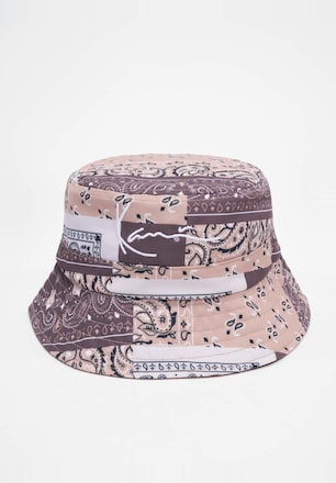 KA214-005-1 Signature Paisley Bucket Hat brown/sand
