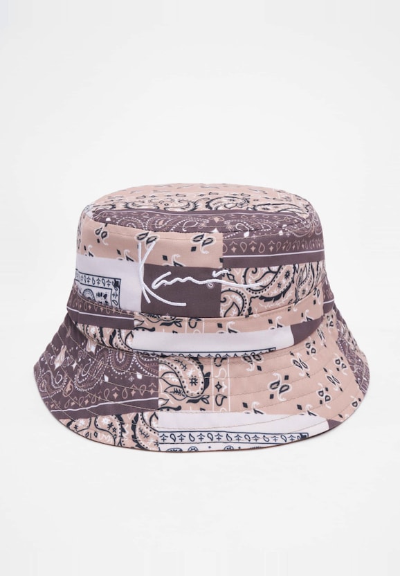 KA214-005-1 Signature Paisley Bucket Hat brown/sand-0