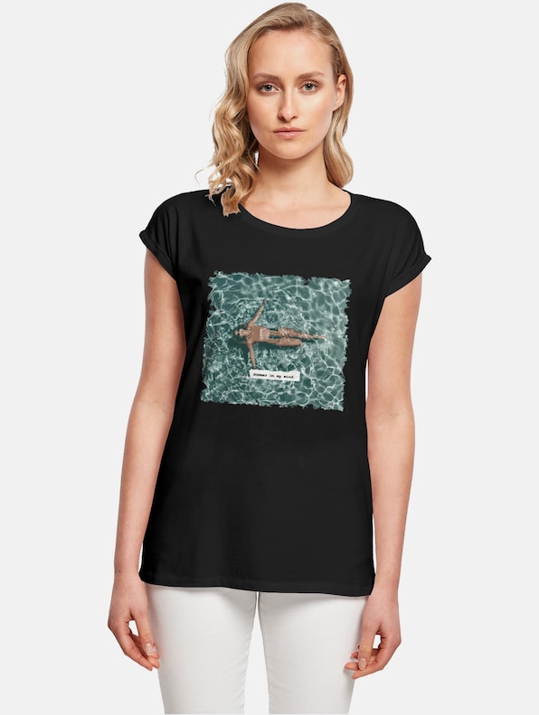 Ladies Summer - On My Mind T-Shirt-0