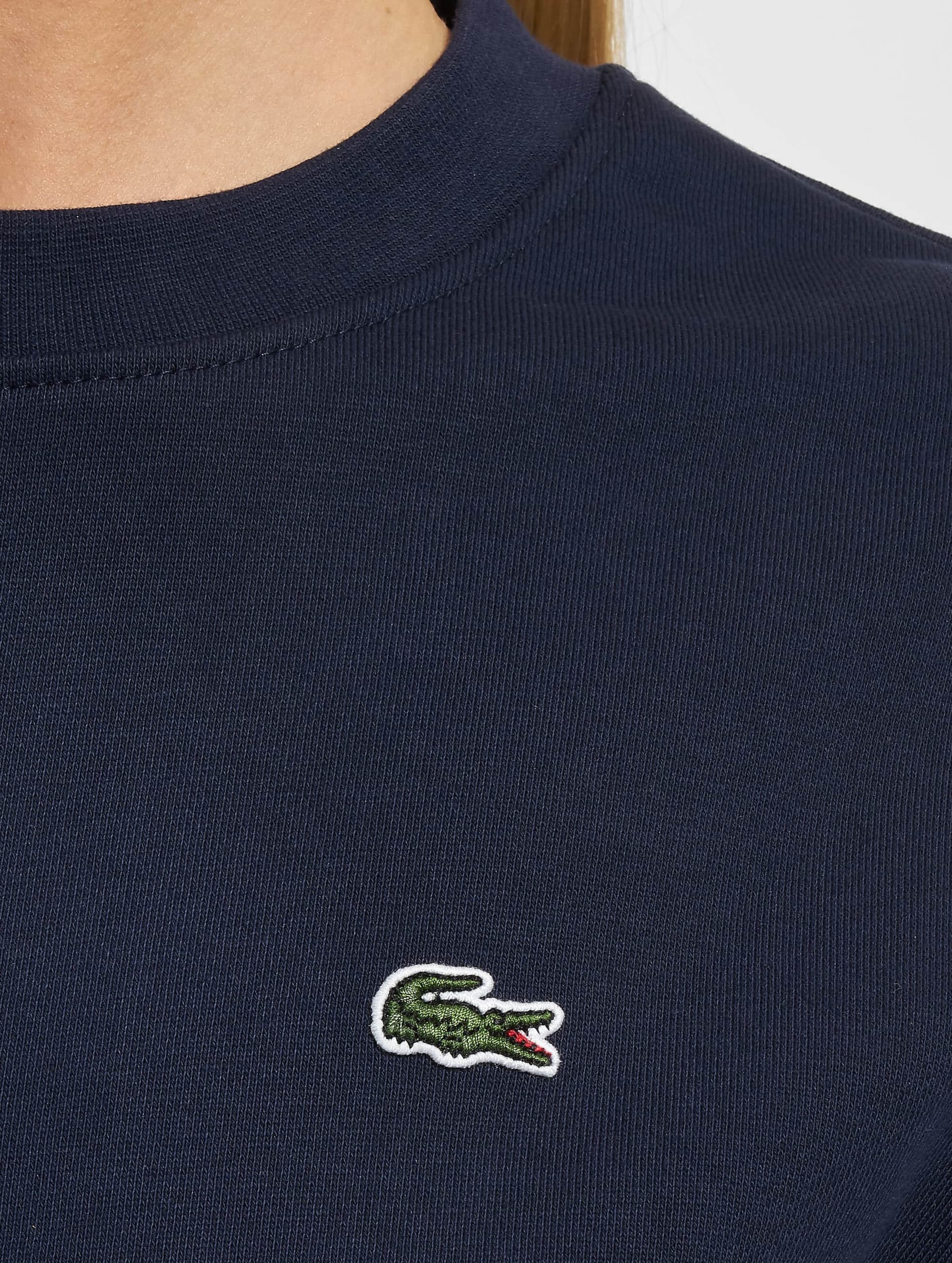 Lacoste basic crew hot sale neck sweatshirt