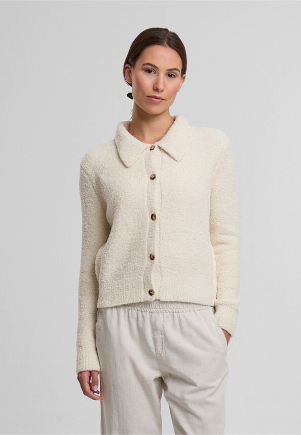 NMTEDDA L/S POLO TEDDY KNIT CARDIGAN DD-0