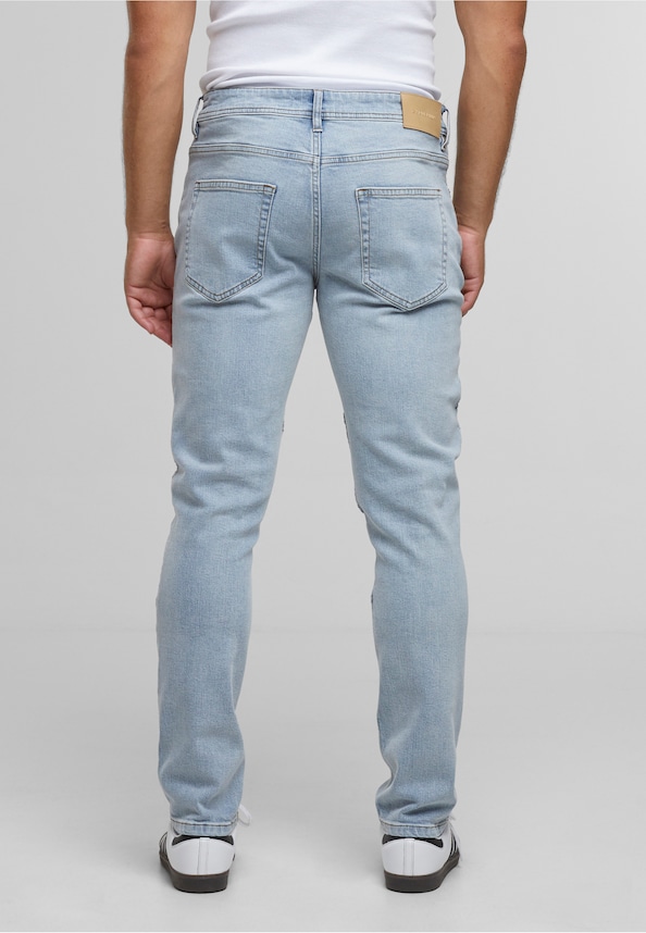 Oscar Ripped Slim Fit Jeans-1