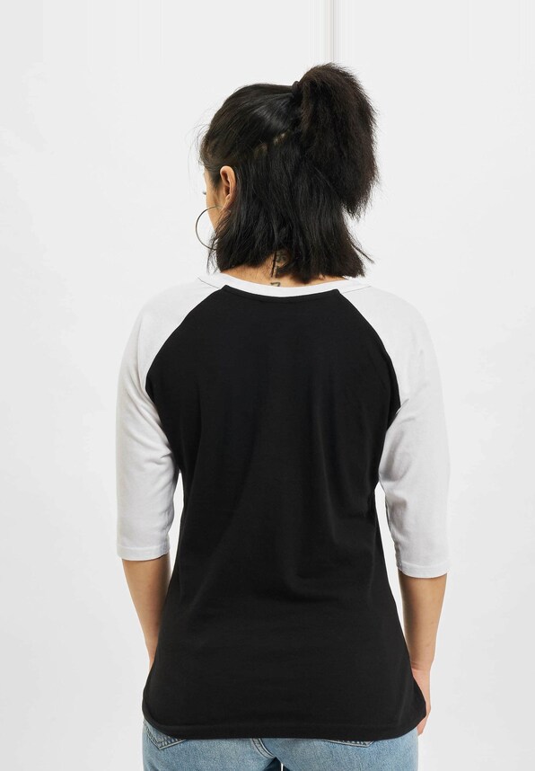 3/4 Contrast Raglan -1