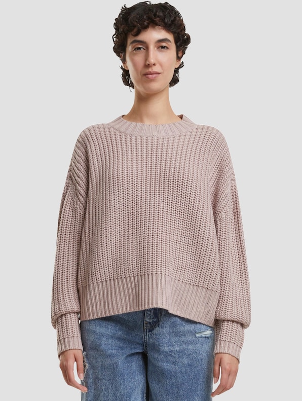 Urban Classics Ladies Wide Basic Oversized Pullover-2