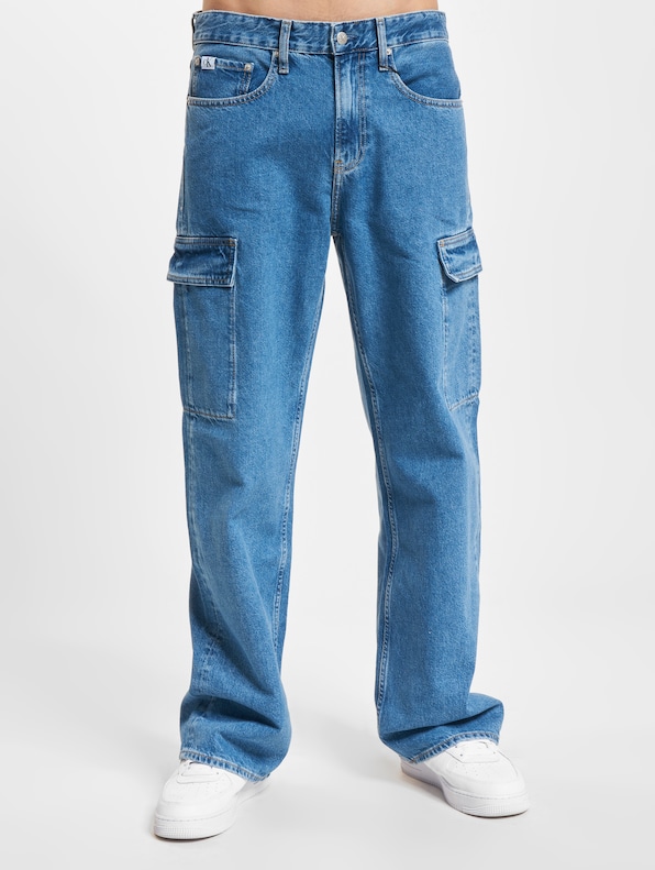 Calvin Klein Jeans 90's Cargo Loose Fit Jeans-2