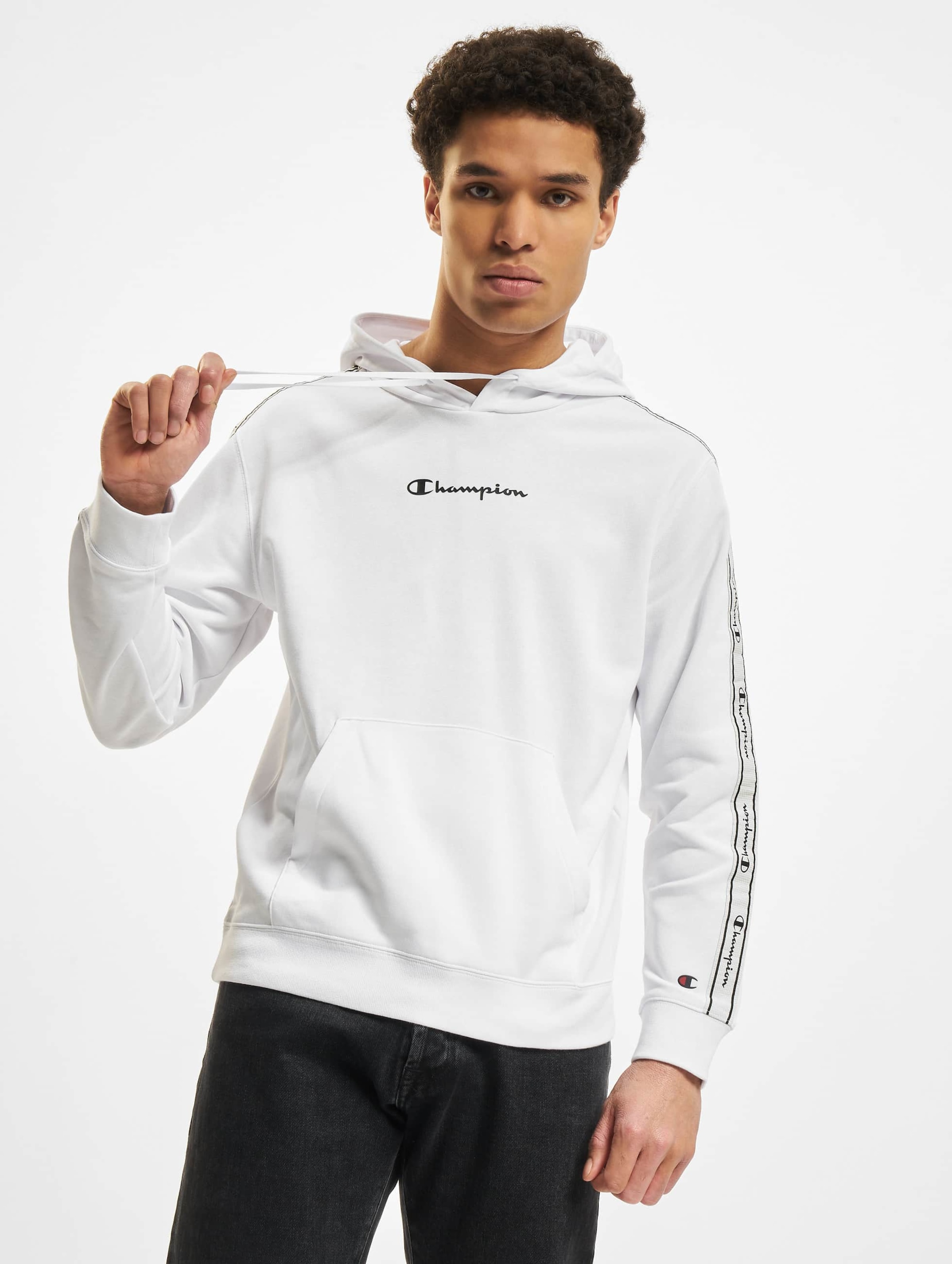 Champion tape hot sale hoodie