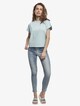 Ladies Short Pigment Dye Cut On Sleeve -3