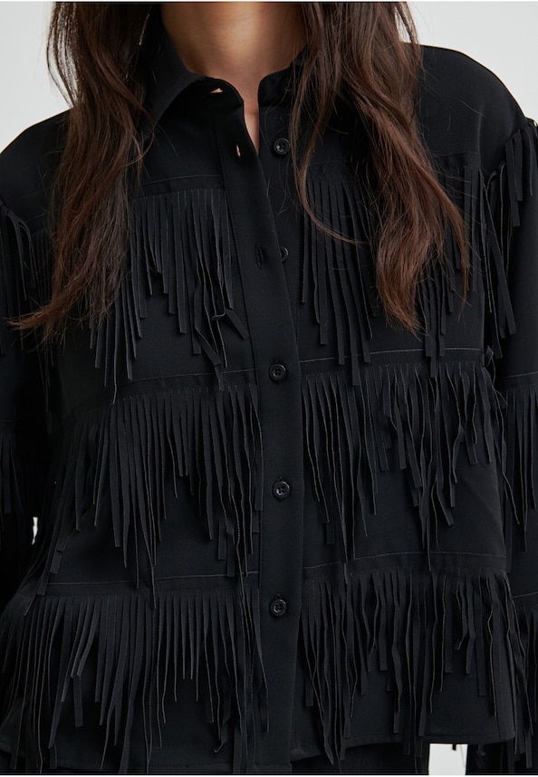 Dancing Cropped Shirt-4