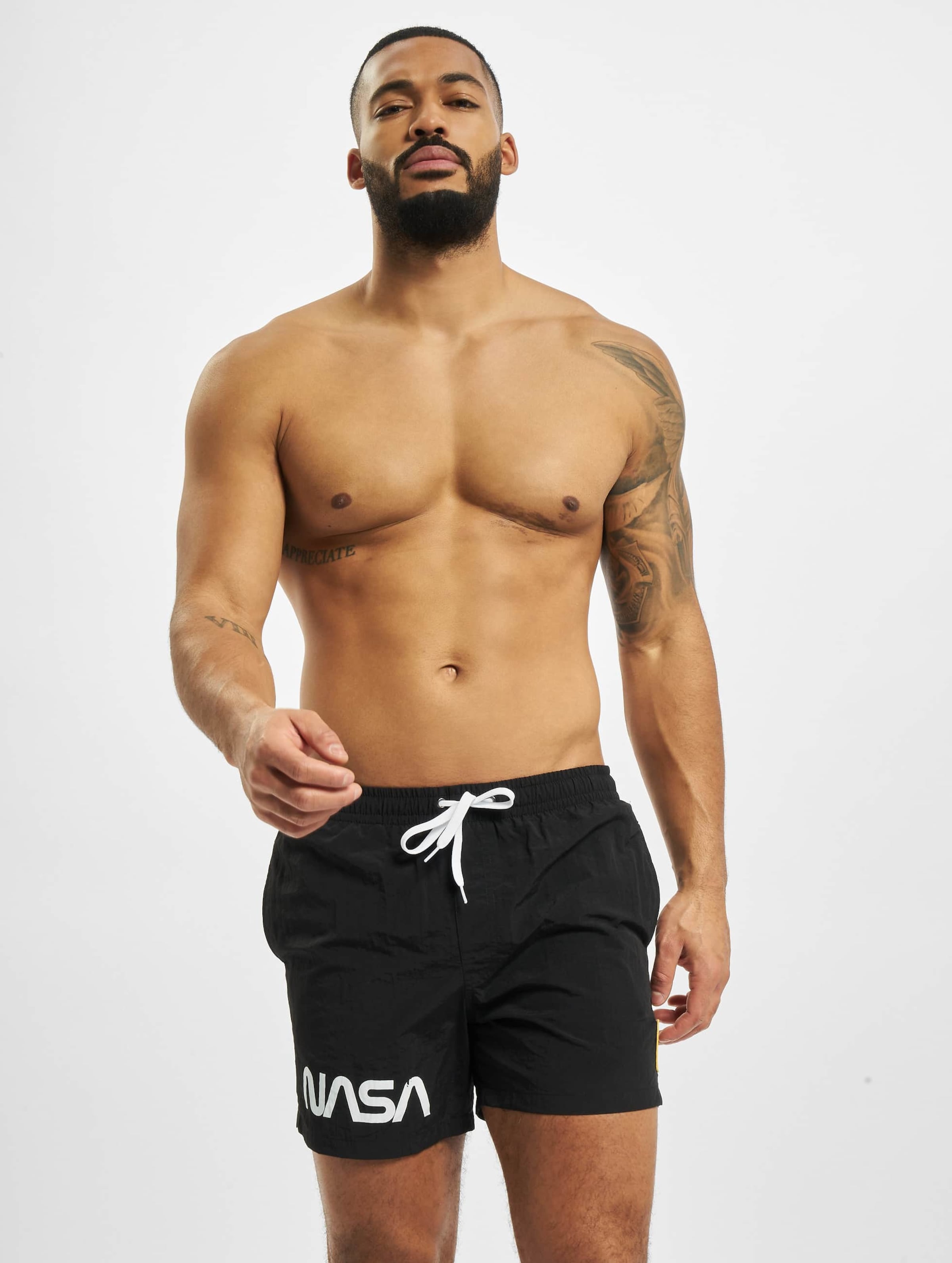 Mister Tee NASA Worm Logo Swim Short