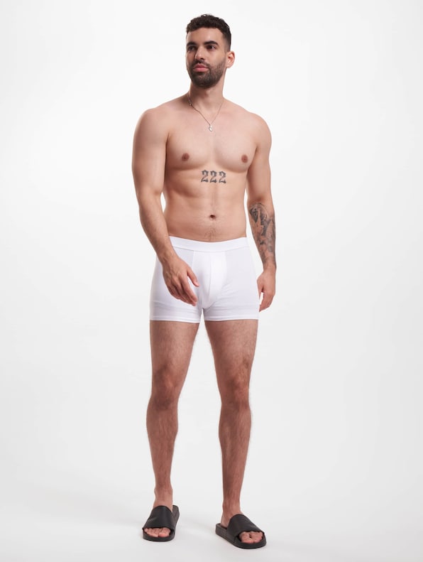 Solid Organic Cotton Boxer Shorts 5-Pack, DEFSHOP