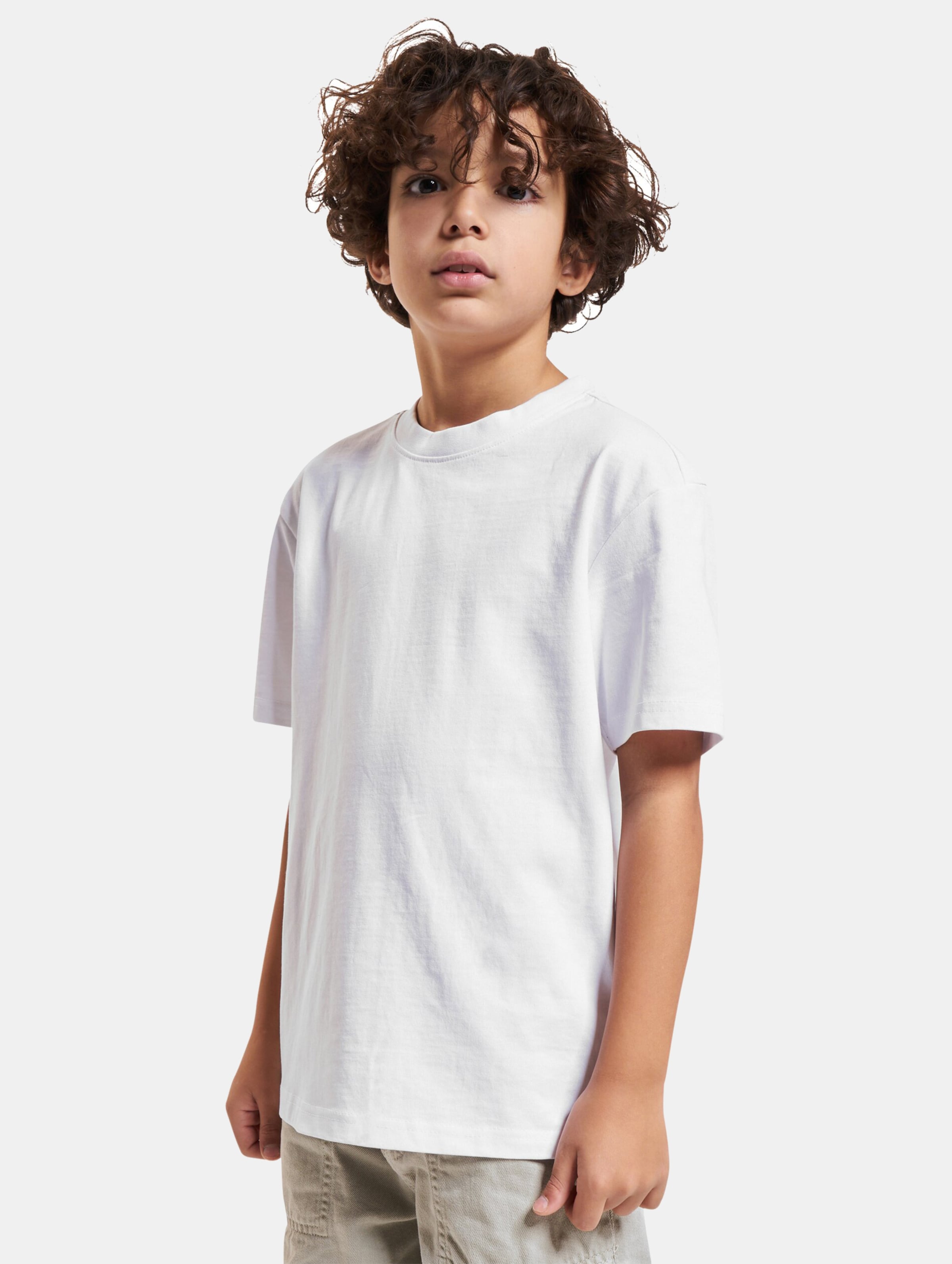 Urban Classics - Heavy Oversized Kinder T-shirt - Kids 158/164 - Wit