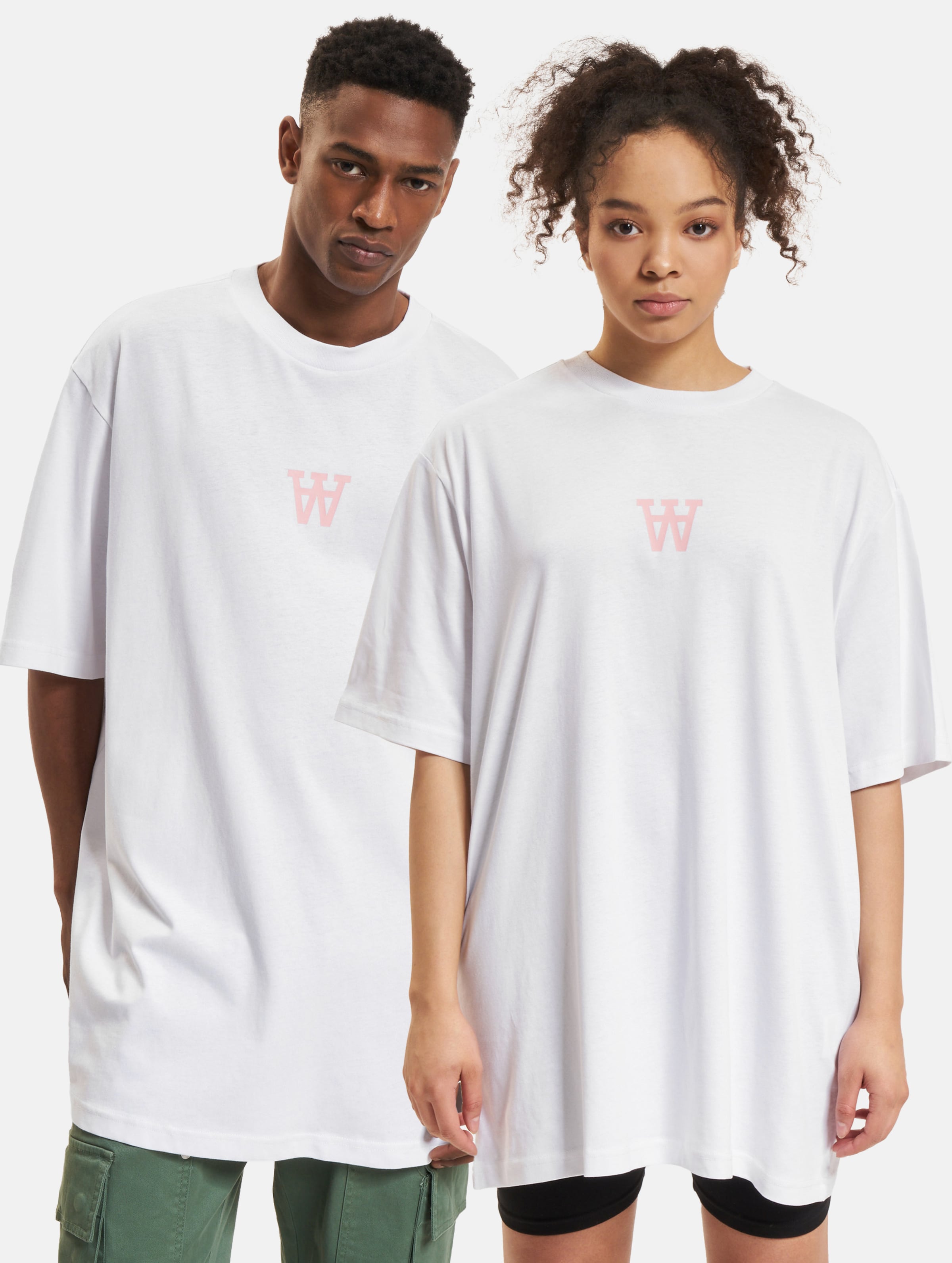 Wood Asa Aa T-Shirt Vrouwen op kleur wit, Maat S