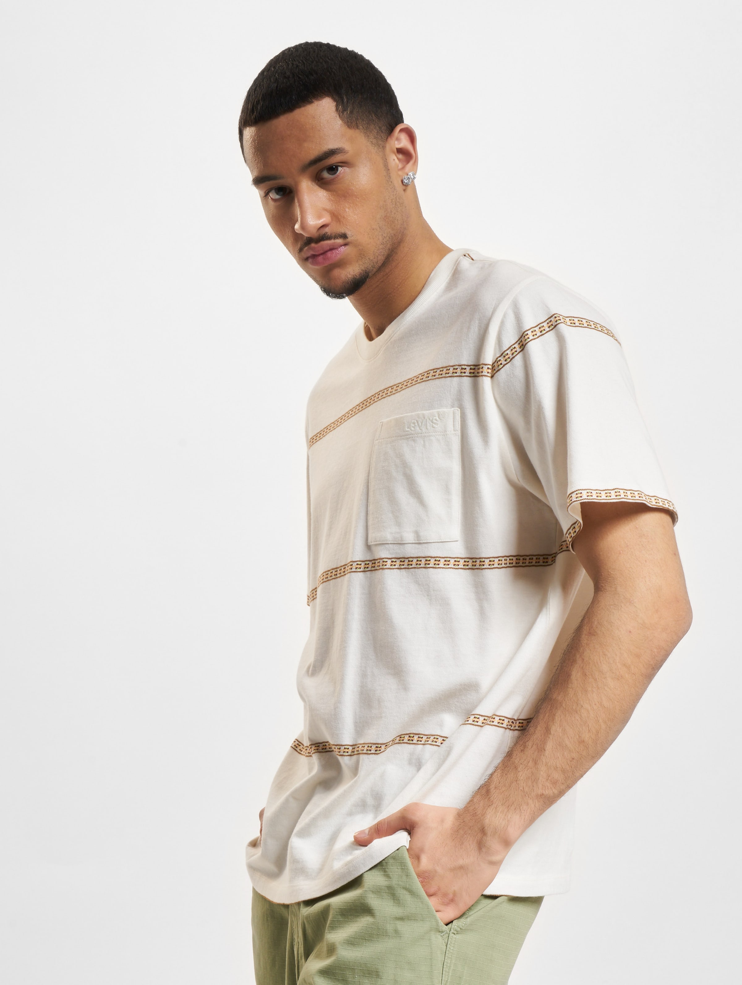 Levi's Relaxed Pocket T-Shirts Mannen op kleur wit, Maat M