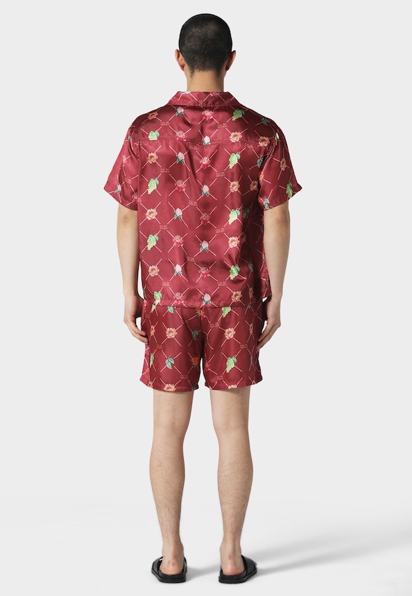 FRUIT MONOGRAM CUBAN  SHIRT-7