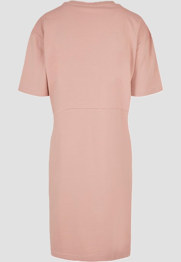 Ladies Boston Organic Oversized Slit Tee Dress-3