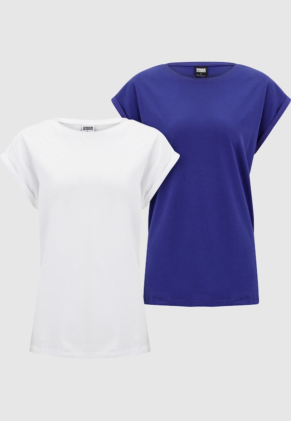 Pre-Pack Ladies Extended Shoulder Tee 2-Pack-8