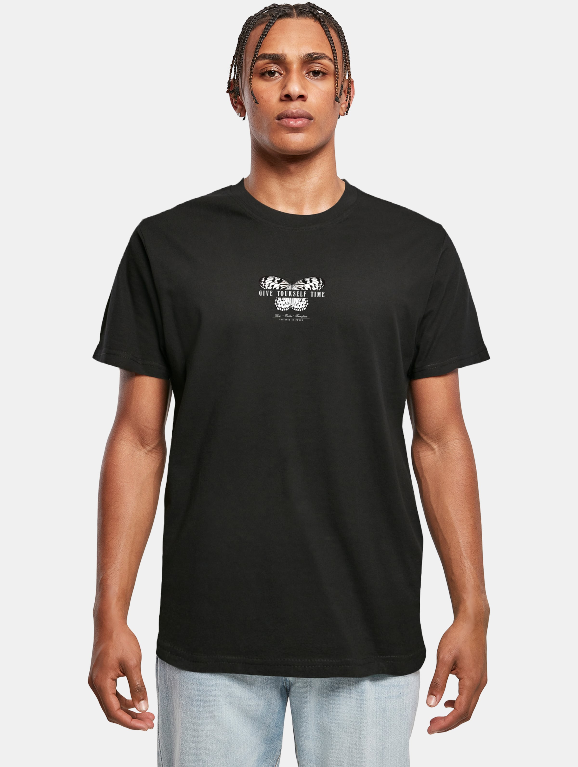 Mister Tee - Give Yourself Time Heren T-shirt - 5XL - Zwart