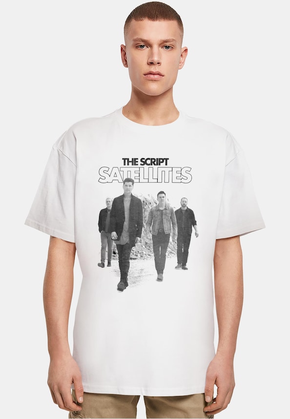The Script - Satellites Photo Heavy Oversize Tee-0