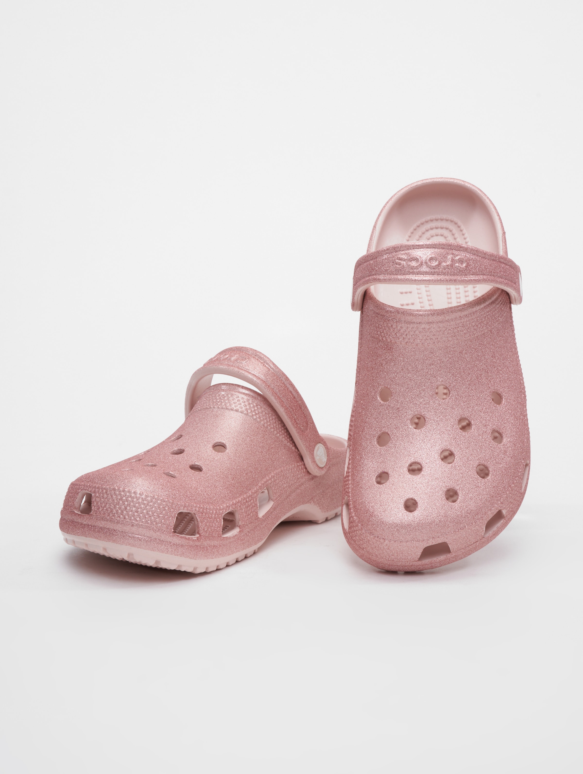 Crocs Classic Glitter Clog Sandalen Vrouwen op kleur roze, Maat 4243