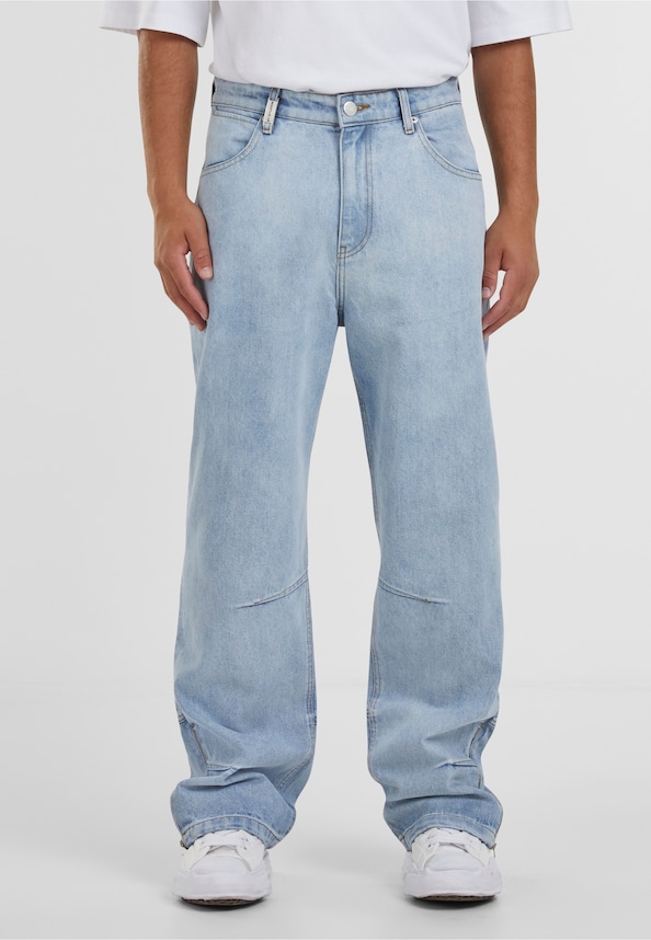 Neal Zipper Baggy Jeans-0
