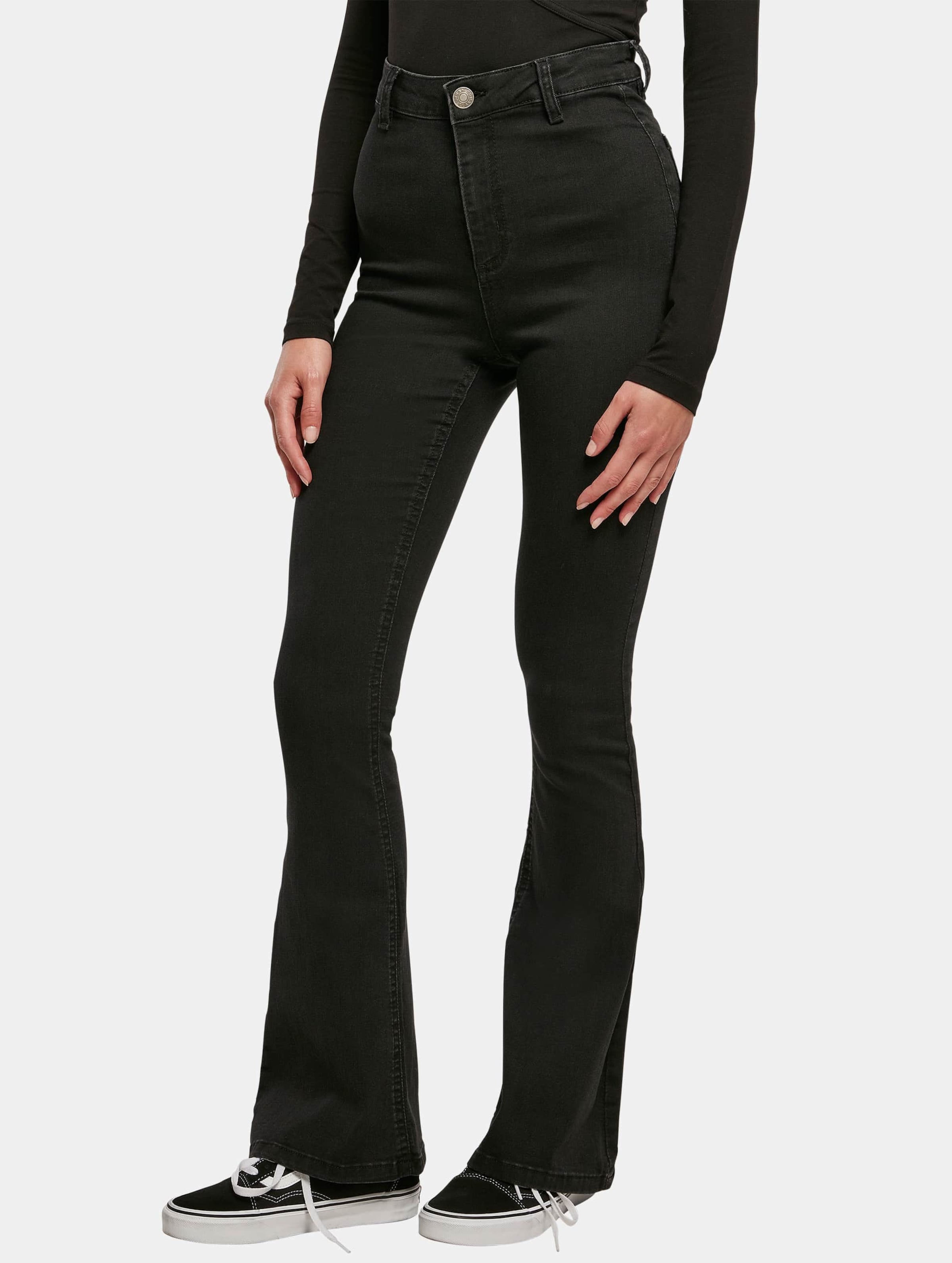 Urban Classics Ladies Super Stretch Bootcut Denim Jeans