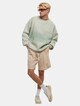 Matcha Oversized Washed Sweater-3
