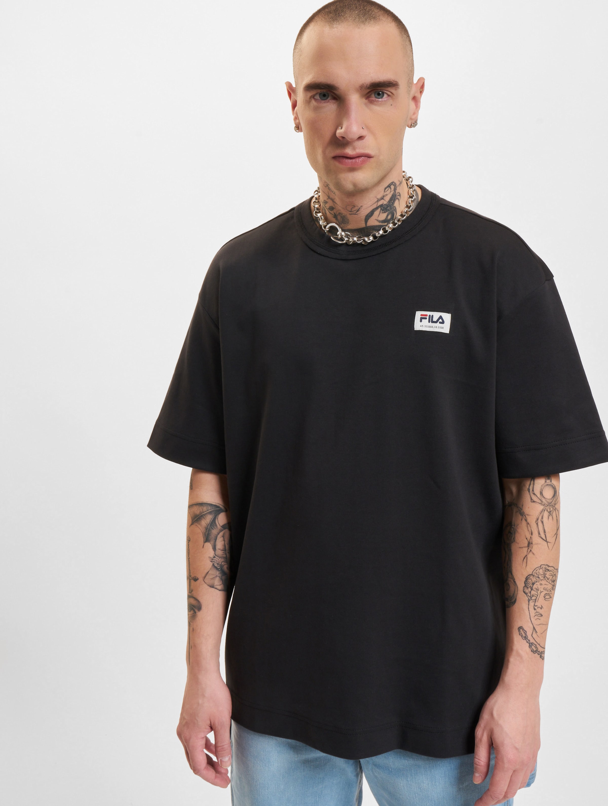 FILA Fila Taipas T-Shirt Männer,Unisex op kleur zwart, Maat M