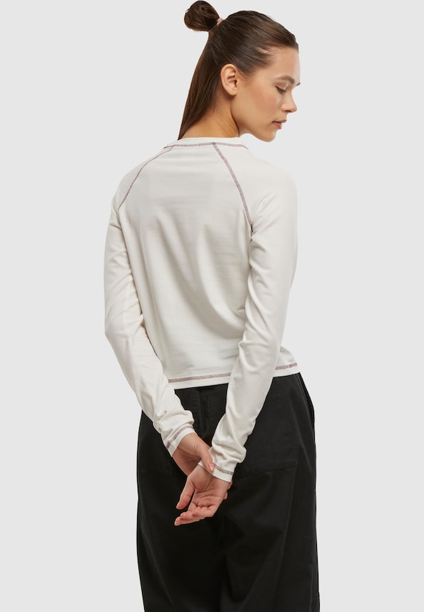 Ladies Contrast Jersey Longsleeve-1