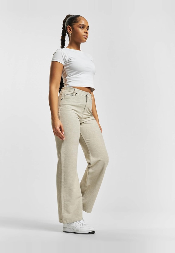 Drill - High Waist Wide Leg-4