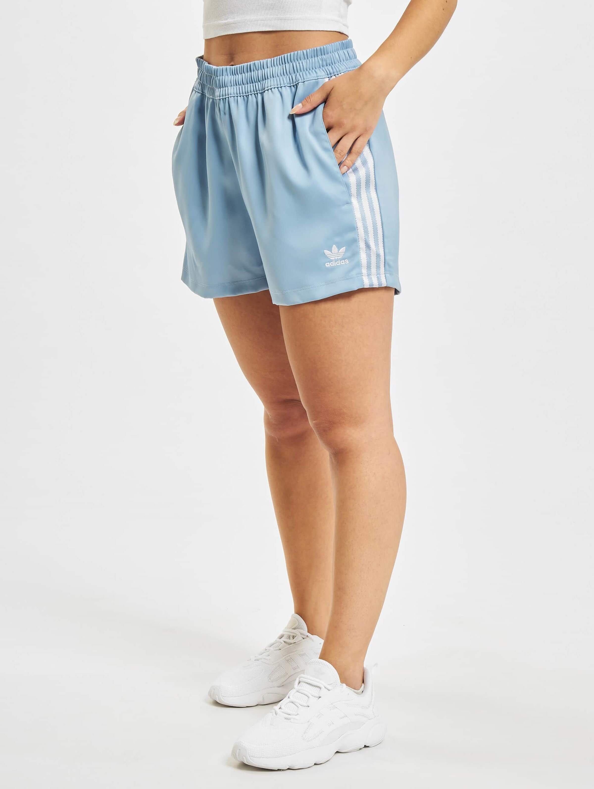 Adidas satin best sale stripe fight shorts