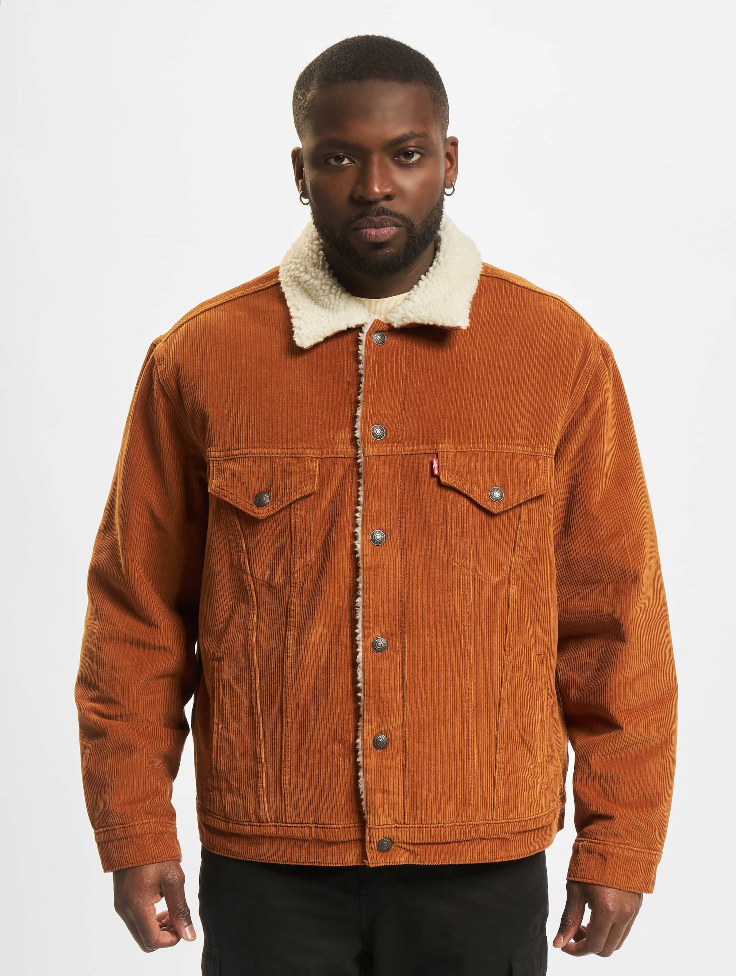 Levi's sherpa bronze corduroy cheap trucker jacket