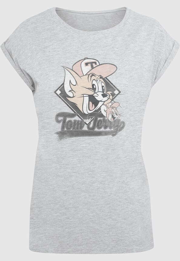 Ladies Tom and Jerry - Baseball Caps T-Shirt-4