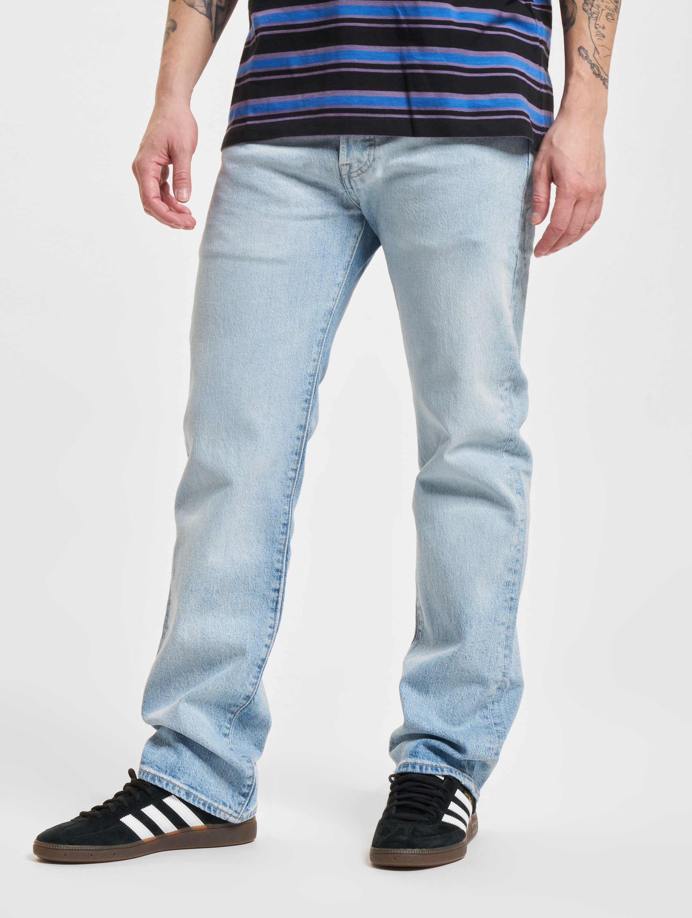 Levi's Levi's® 501 Original Straight Fit Jeans Männer,Unisex op kleur blauw, Maat 3636
