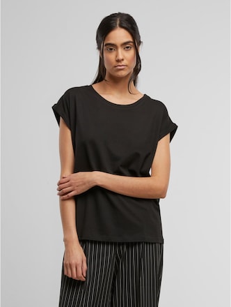 Urban Classics Ladies Viscose Extended Shoulder T-Shirts