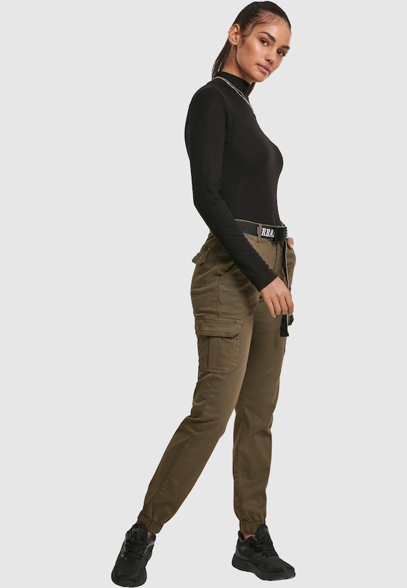 Ladies High Waist Cargo-5