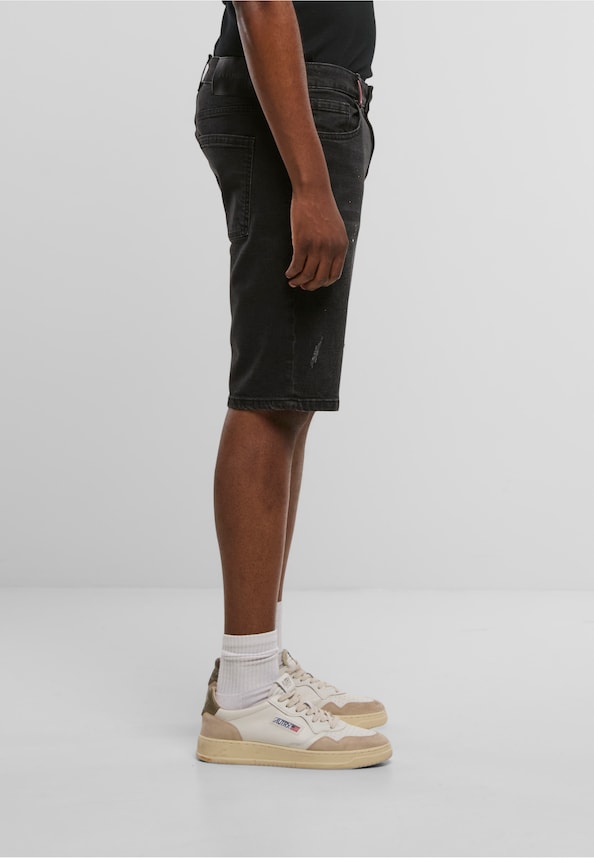 Leonardo Ripped Slim Fit Shorts-3