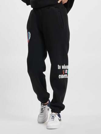 The Couture Club Heart Slogan Puff Print Joggers Sweat Pant