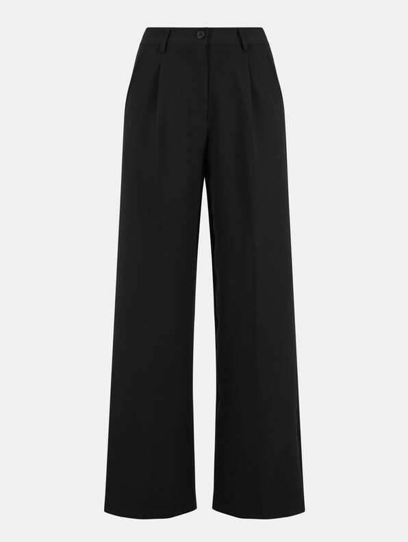 Urban Classics Ladies Wide Leg Stoffhosen-3