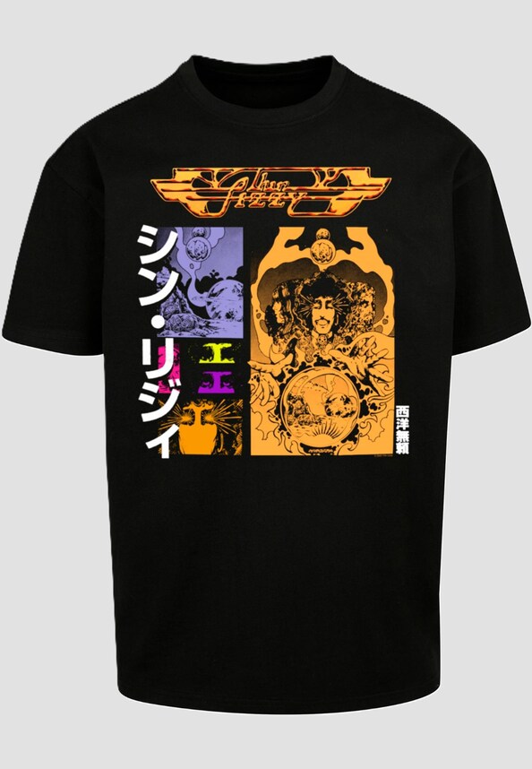 Thin Lizzy - Vagabonds Japan Heavy Oversize Tee-2