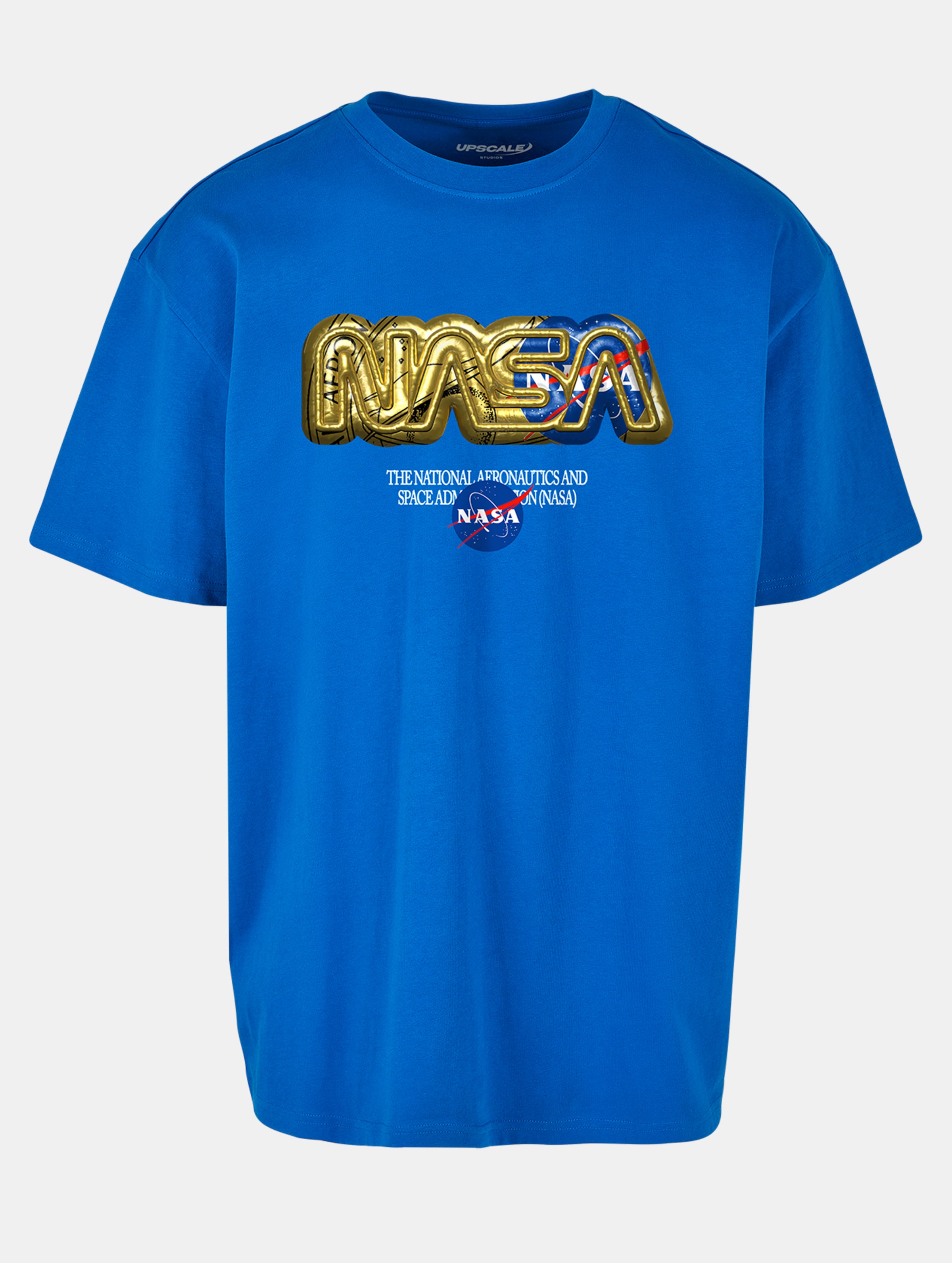 Mister Tee Upscale Nasa Hq Oversize T-Shirt Männer,Unisex op kleur blauw, Maat 3XL